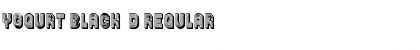Download Yogurt Black 3D Font Download Yogurt Black 3D Font