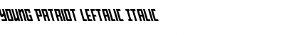 Download Young Patriot Leftalic Font Download Young Patriot Leftalic Font
