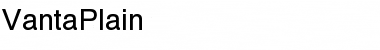 Download VantaPlain Font Download VantaPlain Font