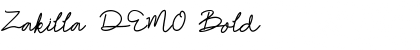 Download Zakilla DEMO Font Download Zakilla DEMO Font