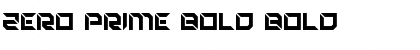 Download Zero Prime Bold Font Download Zero Prime Bold Font