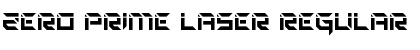 Download Zero Prime Laser Font Download Zero Prime Laser Font