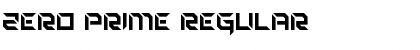 Download Zero Prime Font Download Zero Prime Font