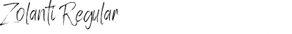Download Zolanti Font Download Zolanti Font