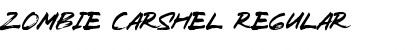 Download Zombie Carshel Font Download Zombie Carshel Font