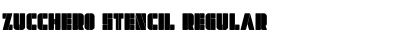 Download Zucchero Stencil Font Download Zucchero Stencil Font