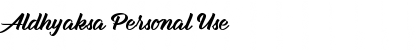 Download Aldhyaksa Personal Use Font Download Aldhyaksa Personal Use Font