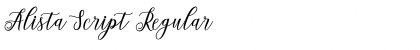 Download Alista Script Font Download Alista Script Font