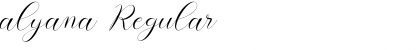 Download alyana Font Download alyana Font
