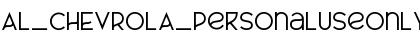 Download AL_CHEVROLA_PersonalUseOnly Font Download AL_CHEVROLA_PersonalUseOnly Font