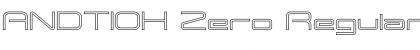 Download ANDTIOH Zero Font Download ANDTIOH Zero Font