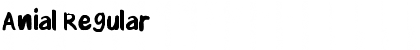 Download Anial Font Download Anial Font