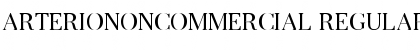 Download ArterioNonCommercial Font Download ArterioNonCommercial Font
