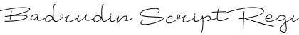 Download Badrudin Script Font Download Badrudin Script Font