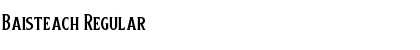 Download Baisteach Font Download Baisteach Font