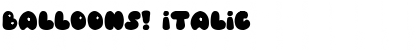 Download Balloons! Font Download Balloons! Font