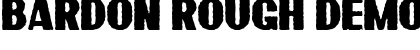 Download Bardon Rough Demo Font Download Bardon Rough Demo Font
