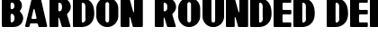 Download Bardon Rounded Demo Font Download Bardon Rounded Demo Font