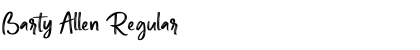 Download Barty Allen Font Download Barty Allen Font