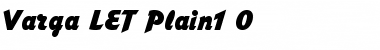 Download Varga LET Font Download Varga LET Font