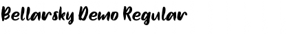 Download Bellarsky Demo Font Download Bellarsky Demo Font