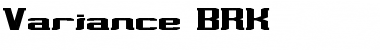 Download Variance BRK Font Download Variance BRK Font