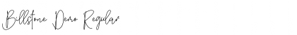 Download Billstone Demo Font Download Billstone Demo Font