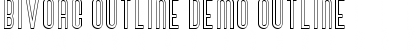 Download Bivoac Outline Demo Font Download Bivoac Outline Demo Font