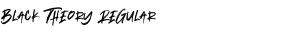 Download Black Theory Font Download Black Theory Font