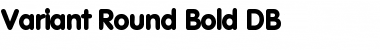 Download Variant Round Bold DB Font Download Variant Round Bold DB Font