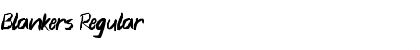 Download Blankers Font Download Blankers Font