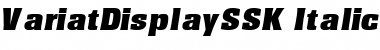 Download VariatDisplaySSK Font Download VariatDisplaySSK Font
