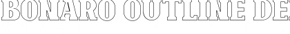 Download Bonaro Outline Demo Font Download Bonaro Outline Demo Font