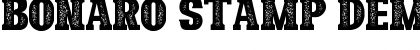 Download Bonaro Stamp Demo Font Download Bonaro Stamp Demo Font