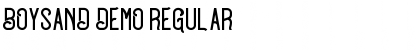 Download BOYSAND DEMO Font Download BOYSAND DEMO Font