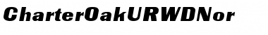 Download CharterOakURWDNor Font Download CharterOakURWDNor Font