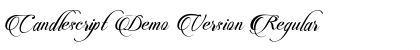 Download Candlescript Demo Version Font Download Candlescript Demo Version Font