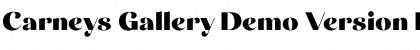 Download Carneys Gallery Demo Version Font Download Carneys Gallery Demo Version Font