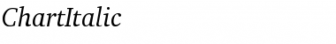 Download ChartItalic Font Download ChartItalic Font