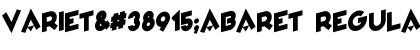 Download Variet頃abaret Font Download Variet頃abaret Font