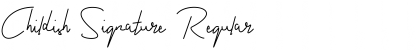 Download Childish Signature Font Download Childish Signature Font
