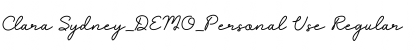 Download Clara Sydney_DEMO_Personal Use Font Download Clara Sydney_DEMO_Personal Use Font