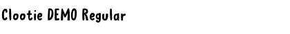 Download Clootie DEMO Font Download Clootie DEMO Font