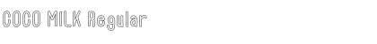 Download COCO MILK Font Download COCO MILK Font