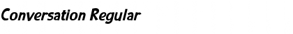 Download Conversation Font Download Conversation Font