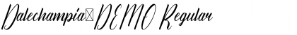 Download Dalechampia-DEMO Font Download Dalechampia-DEMO Font