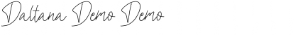 Download Daltana Demo Font Download Daltana Demo Font