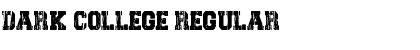 Download Dark College Font Download Dark College Font