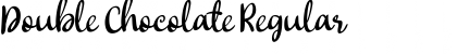 Download Double Chocolate Font Download Double Chocolate Font