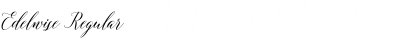 Download Edelwise Font Download Edelwise Font